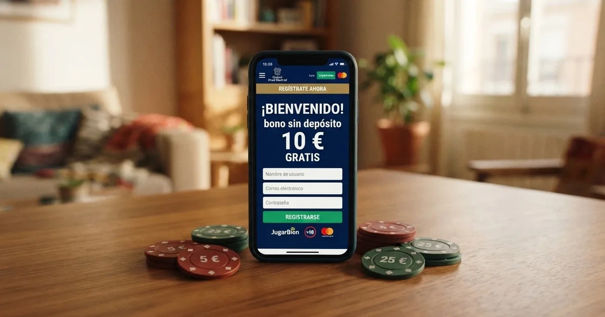 Bono sin depósito de 10 € en casino: comparativa 2026 DGOJ