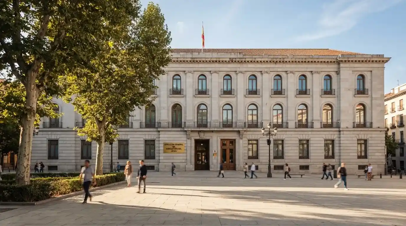 Fachada de la sede de la Dirección General de Ordenación del Juego en Madrid